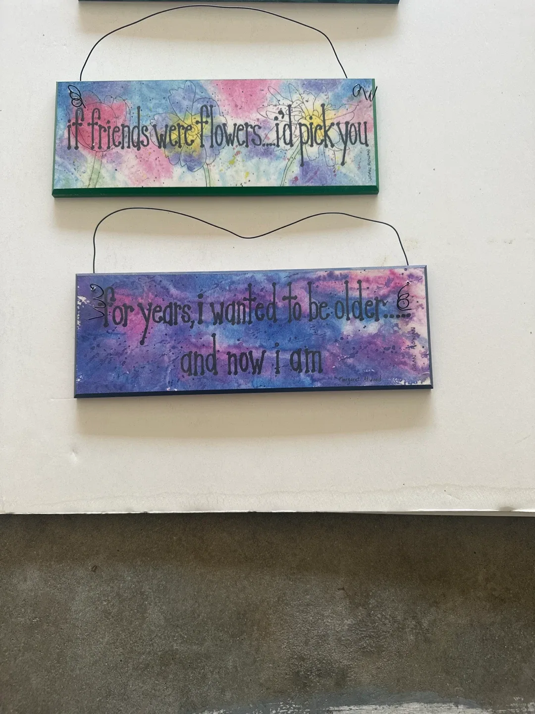 Hand-painted Wooden Sign - Home Decor image indicator(2)