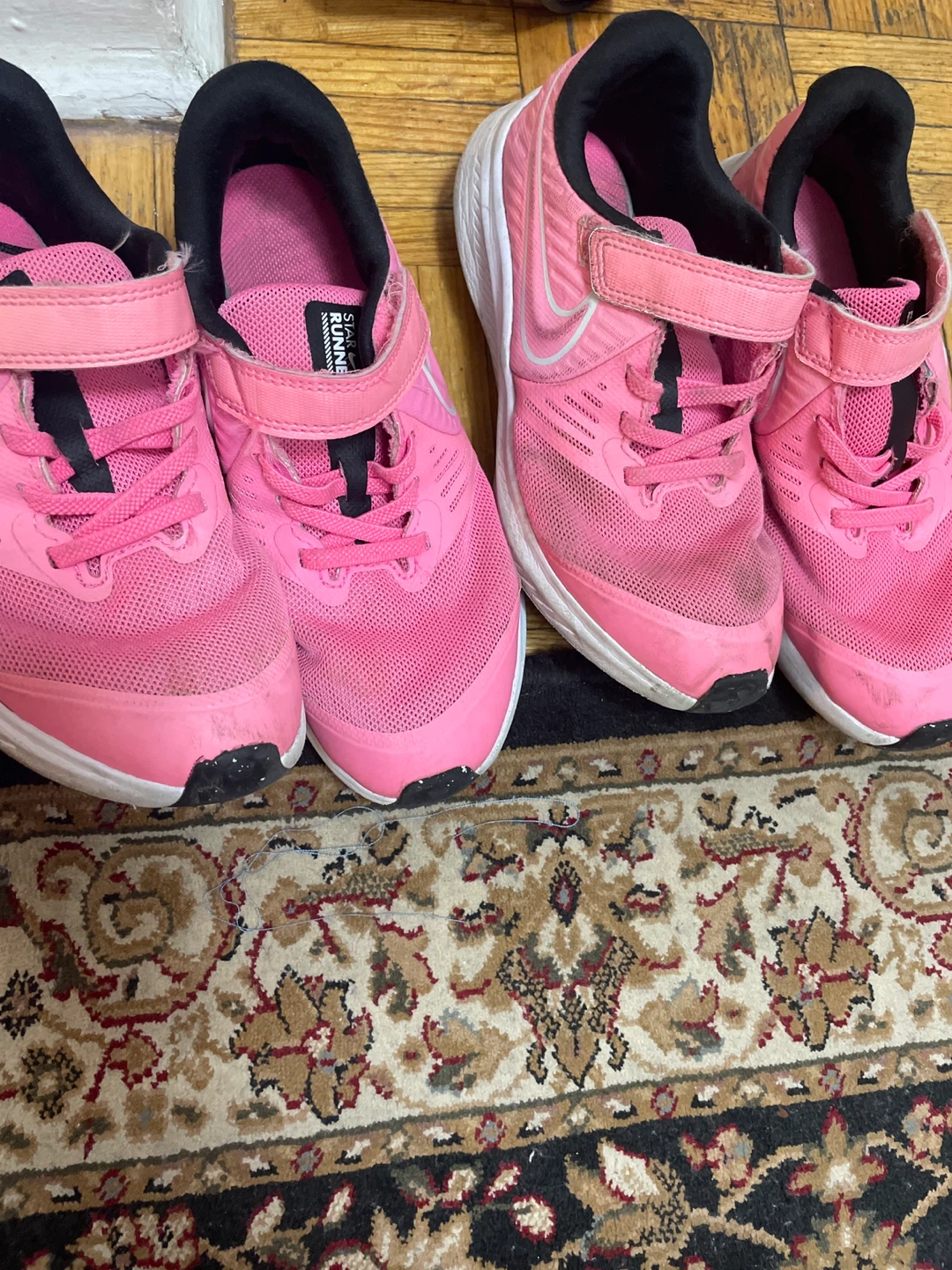 Nike Downshifter 9 Pink Kids Sneakers - Size 2.5Y