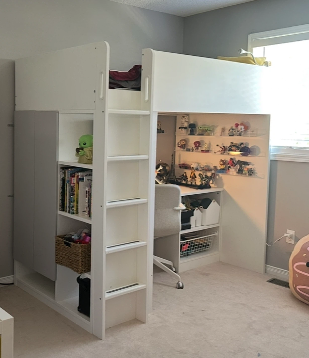 IKEA SMÅSTAD Loft Bed with Desk & Wardrobe