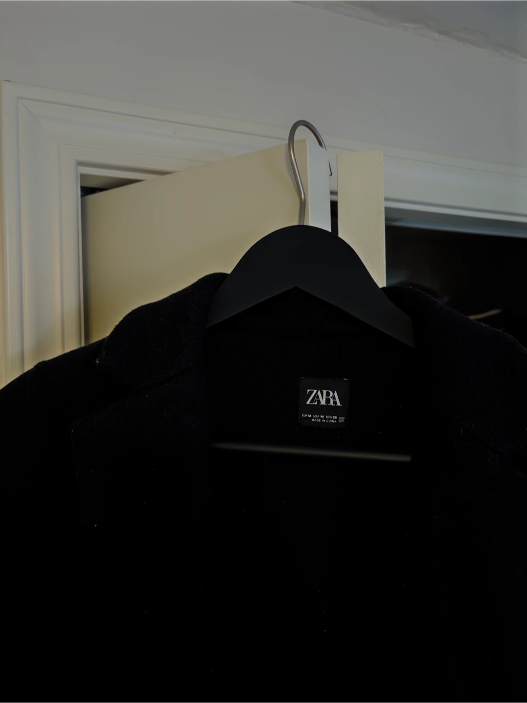 Zara Black Wool Blend Coat - photo 2