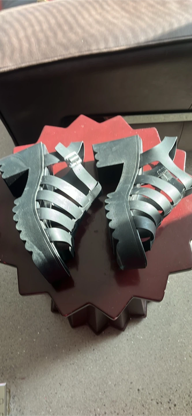 BP Black Heeled Sandals size 8 - photo 2
