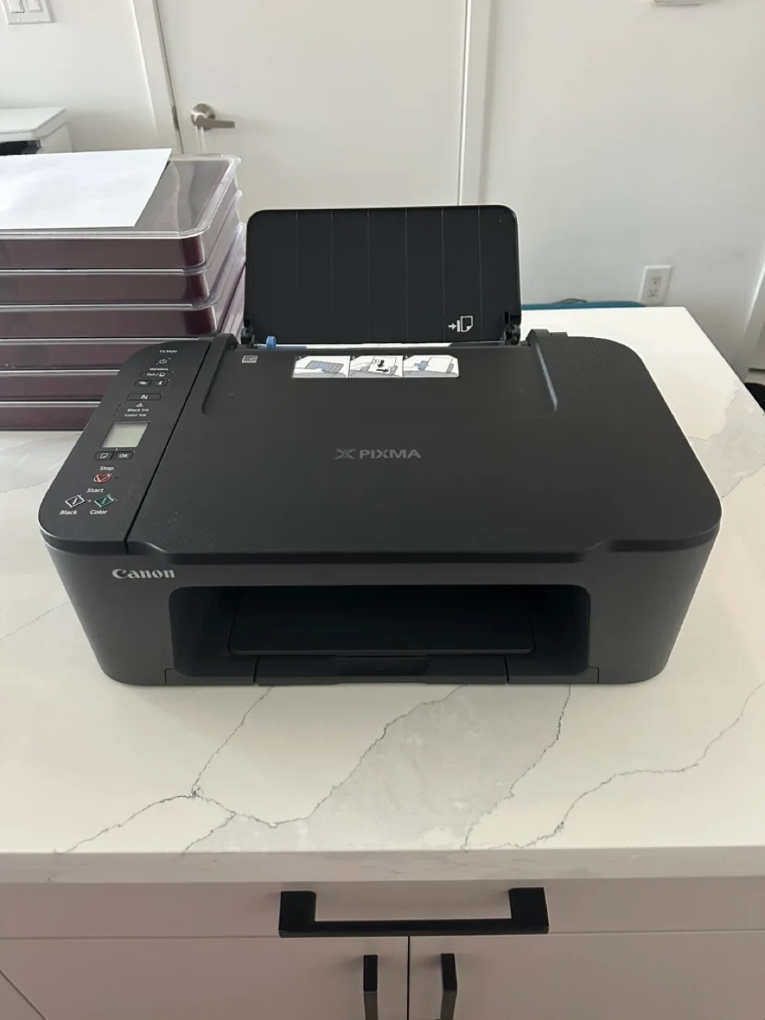 Canon 🥕PIXMA TS3420 All-in-One Printer - Black image indicator(2)