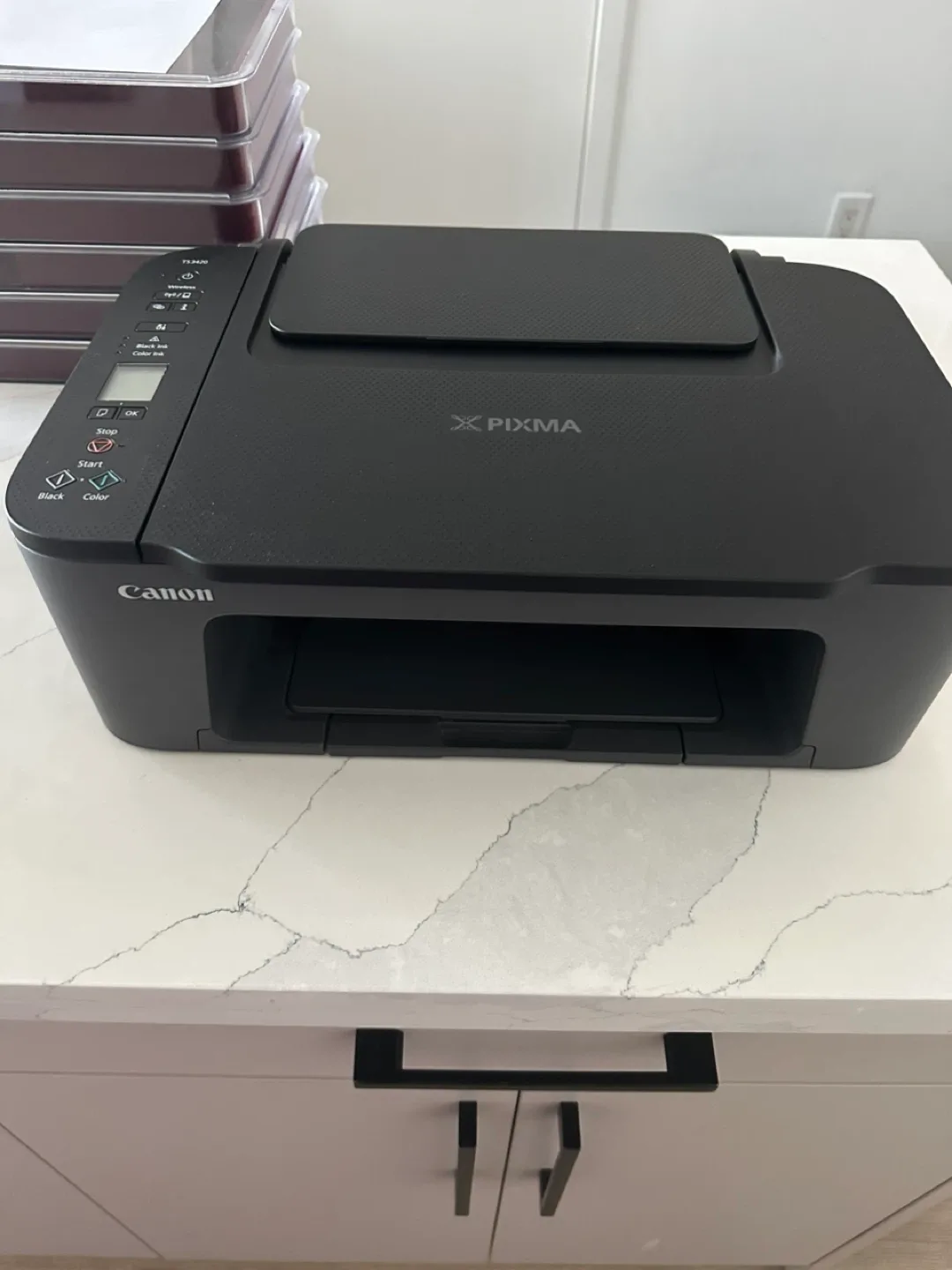 Canon 🥕PIXMA TS3420 All-in-One Printer - Black thumbnail