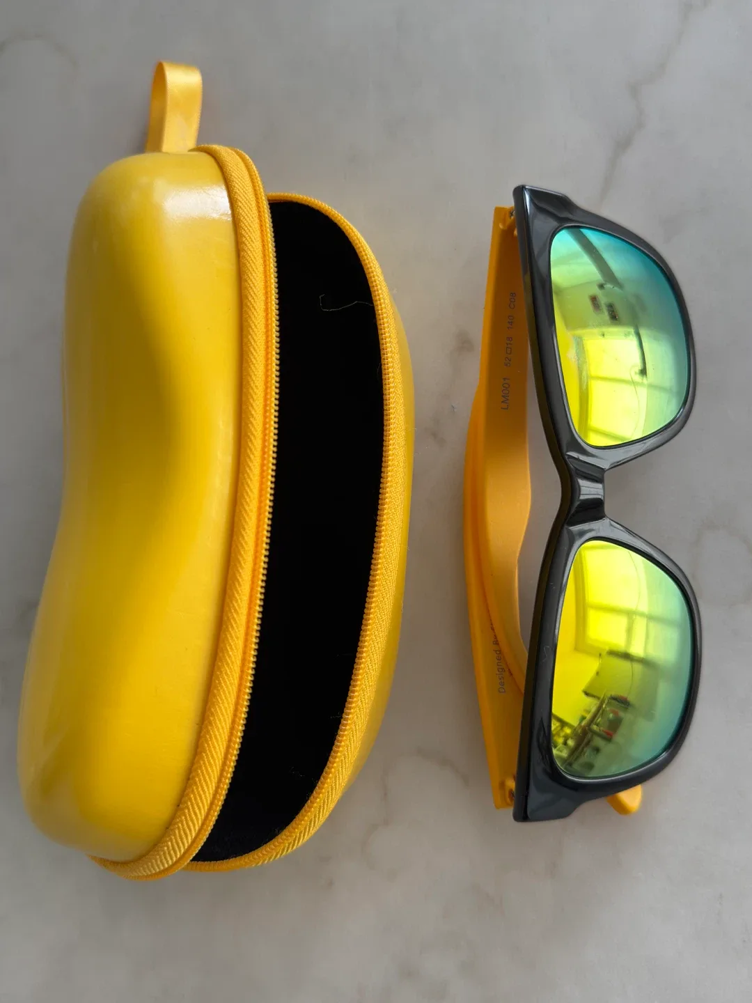 Electric Sunglasses LM001 Black & Yellow thumbnail