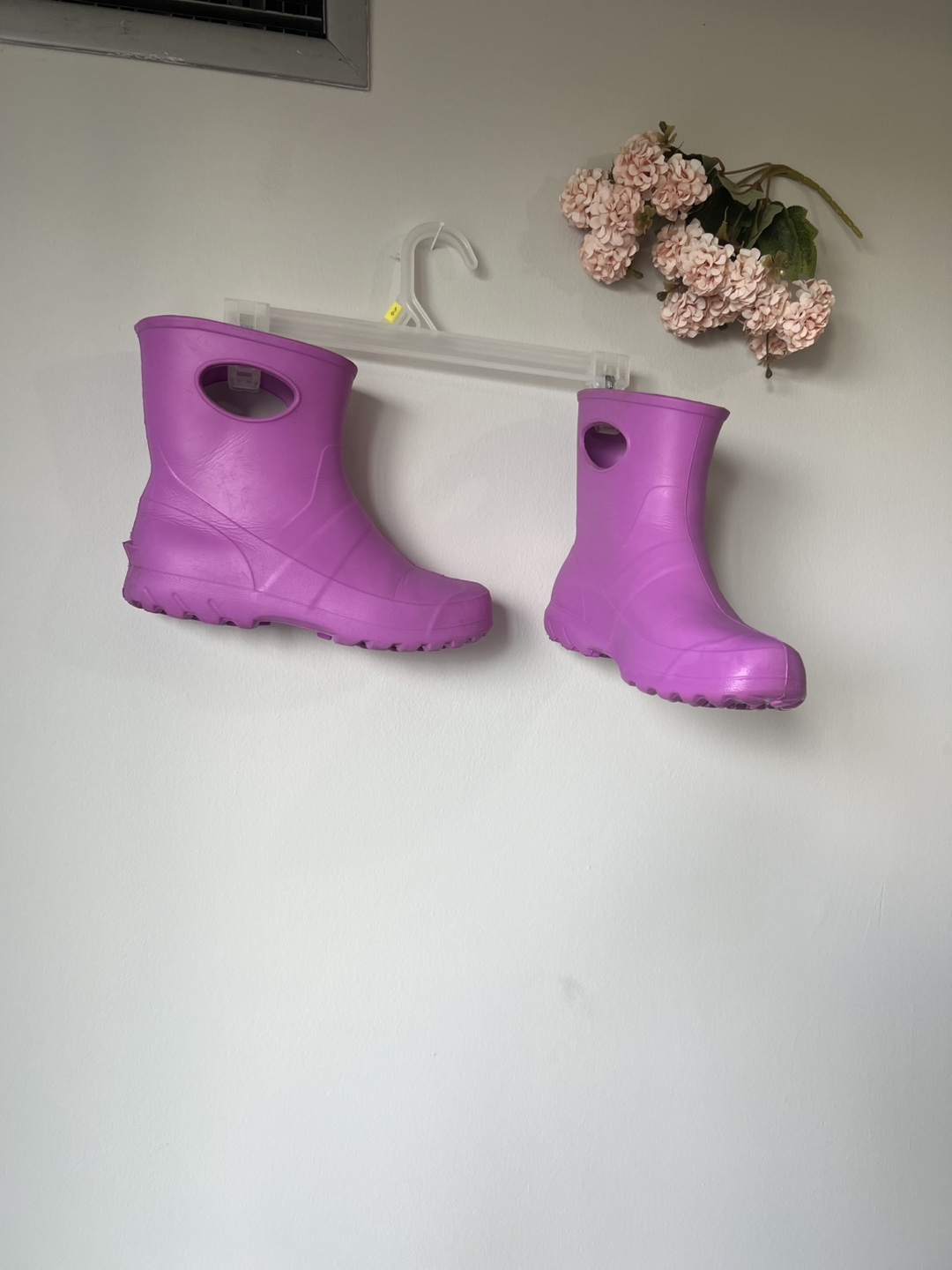 Purple Rain Boots women- Size 6.5/ EU 37