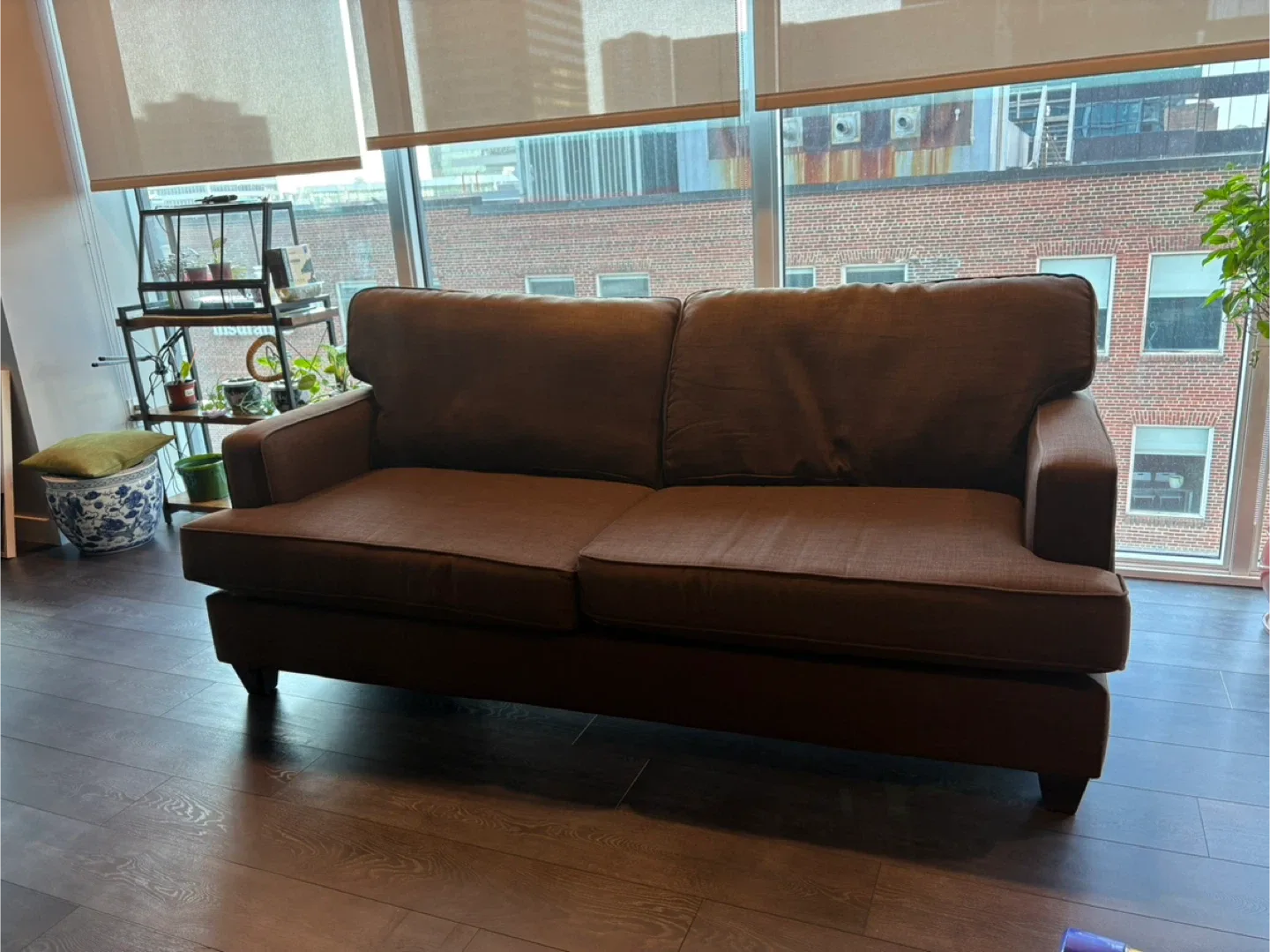 Brown Loveseat Sofa image indicator(3)