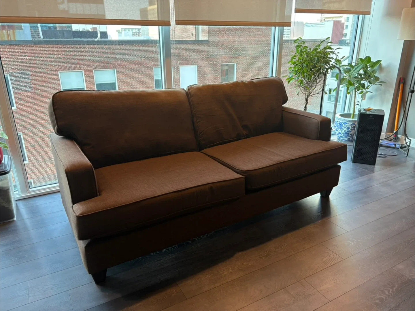 Brown Loveseat Sofa image indicator(2)