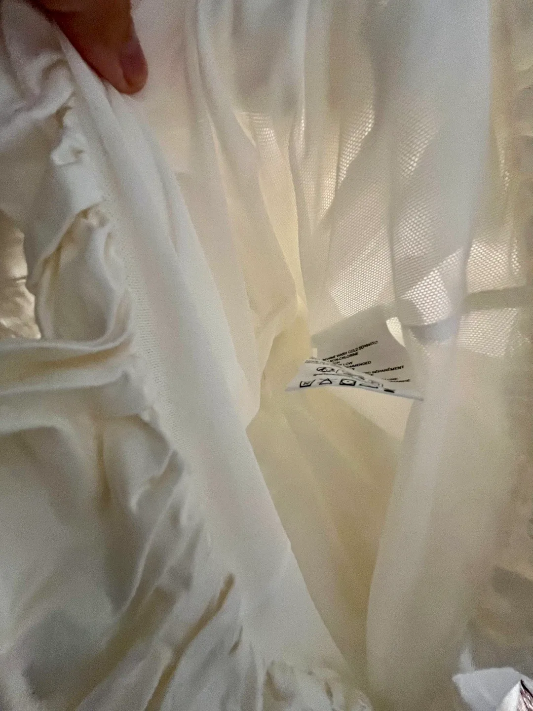 Zemeta New York Country Ballon White Dress Size Small image indicator(5)