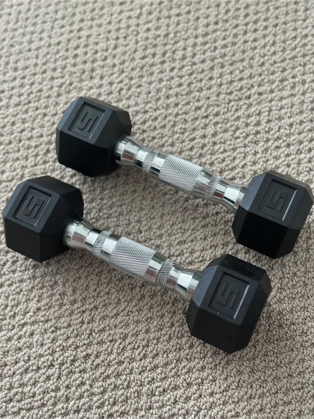 Pair of 5 lb Dumbbells thrifty pick 🥕 thumbnail
