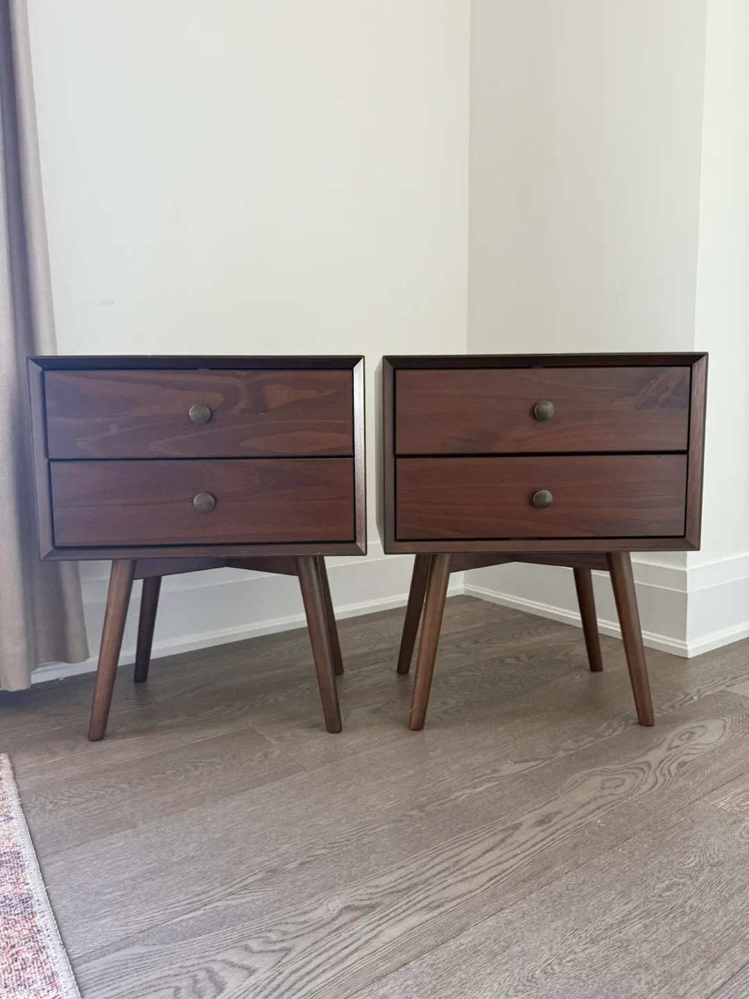 Wooden Nightstands - Pair thumbnail