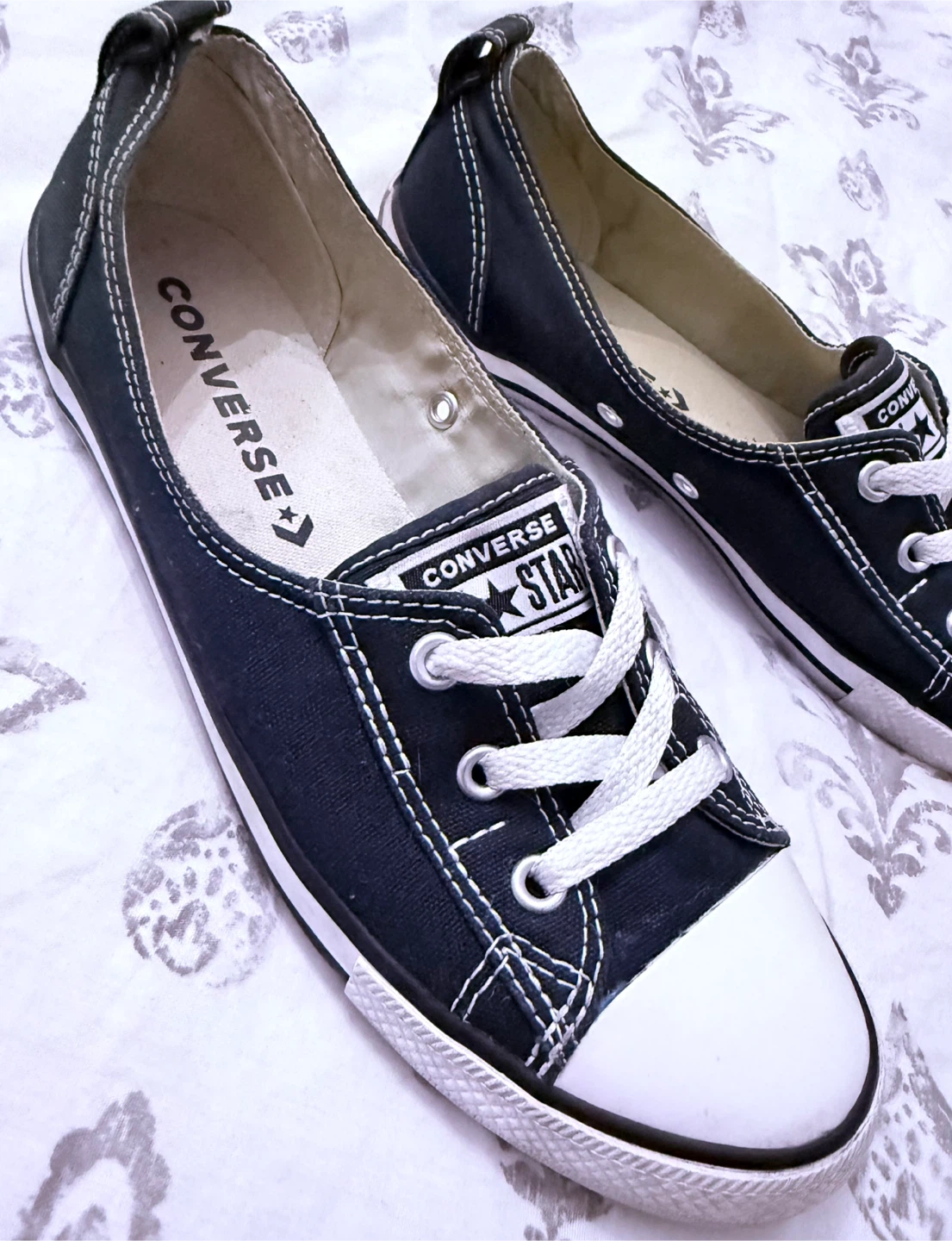 Converse All Star Ballet Lace Shoes - US 8 - photo 3