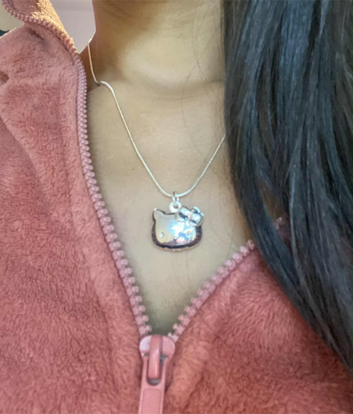 Sterling Silver Hello Kitty Necklace image indicator(2)