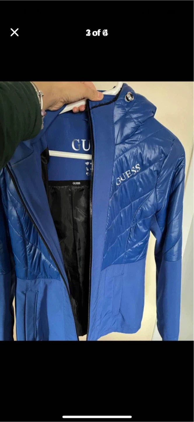 Guess Blue Puffer Jacket