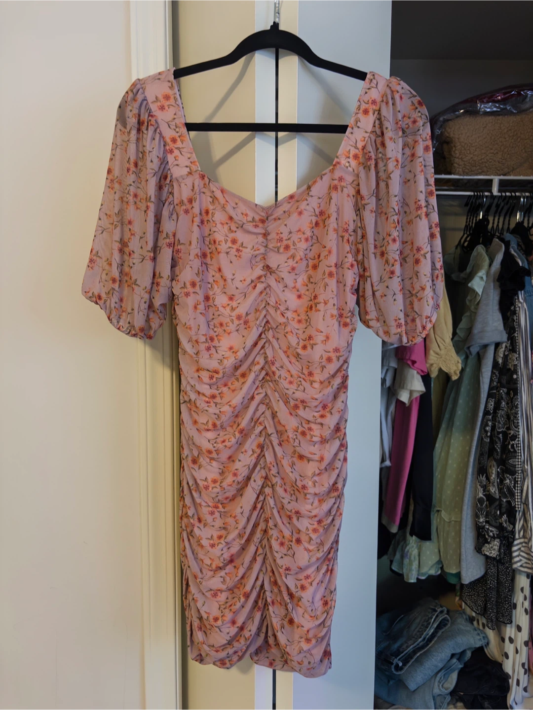 Bluesteel Floral Print Dress - Size M