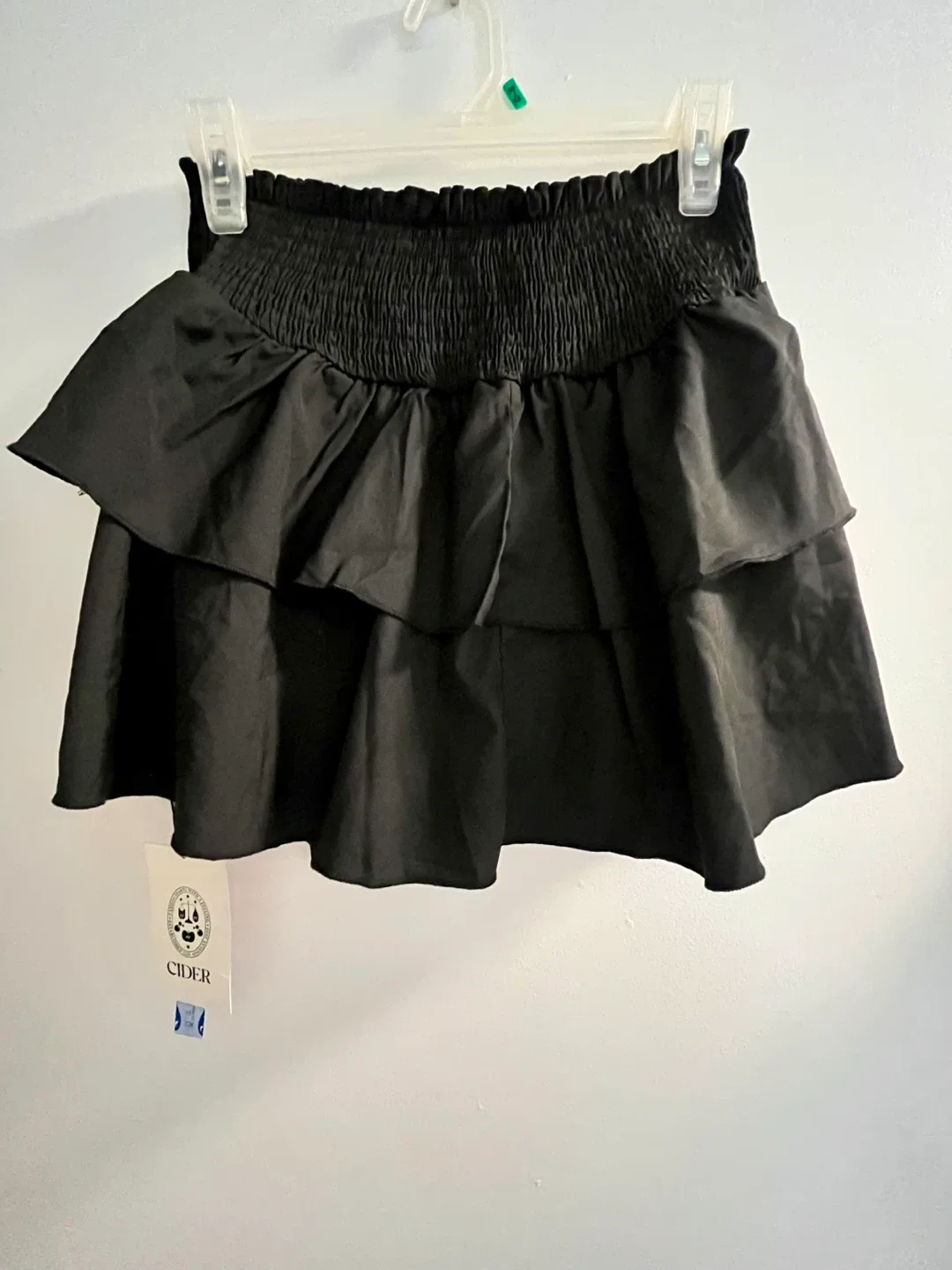 New Cider Black Ruffle Skorts (skirt/shorts) thumbnail