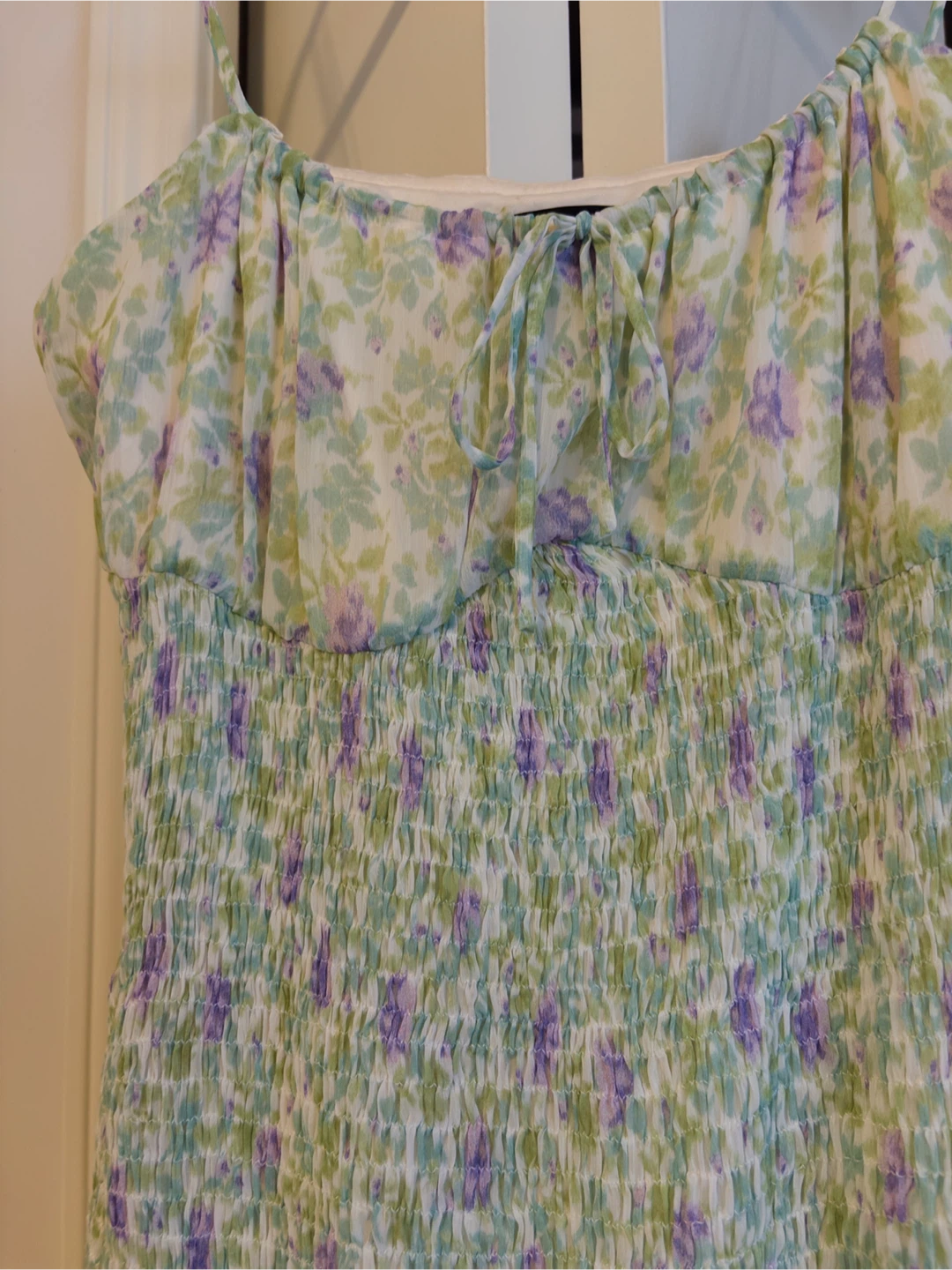 Zara Floral Print Mini Dress - Size L - photo 4