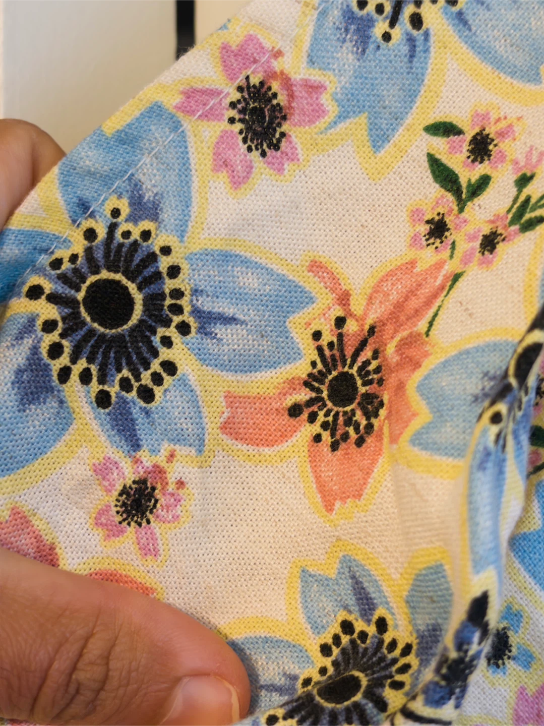 Bluesteel Floral Crop Top - Size M - photo 4