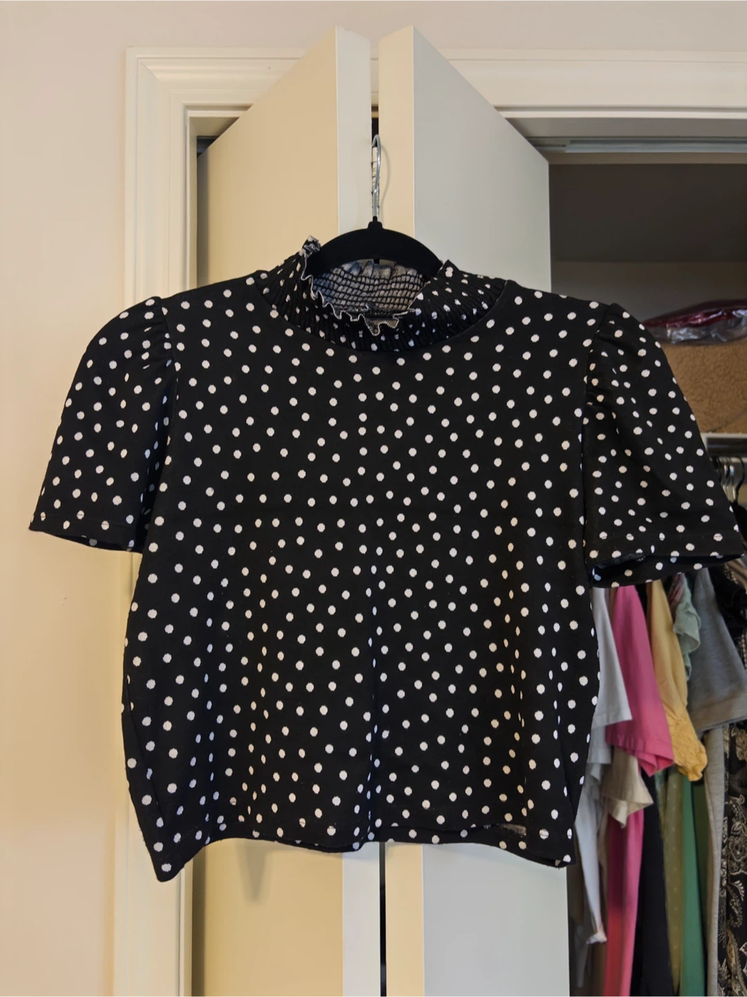 Zara Polka Dot Top - Size M