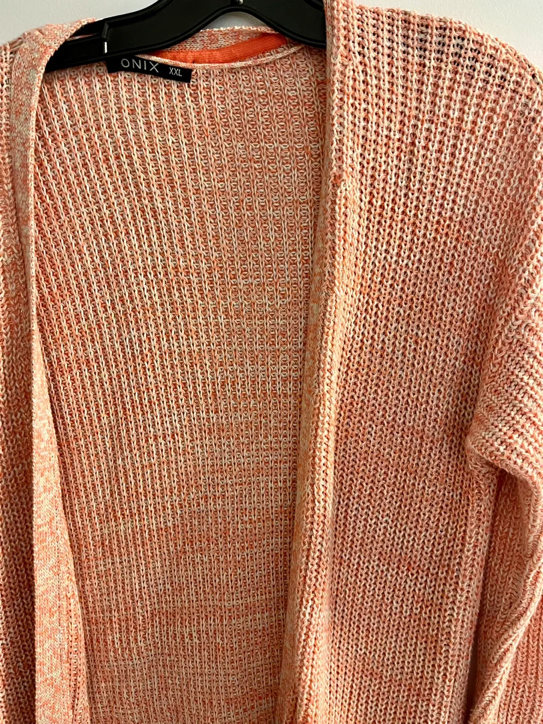 ONIX (fits M to L)Peach  Knit Cardigan Fits like a medium/Large image indicator(4)