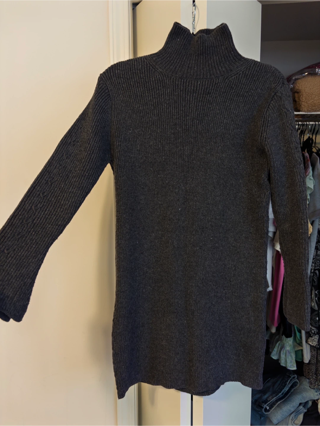Zara Turtleneck Knit Dress - Size S - photo 2