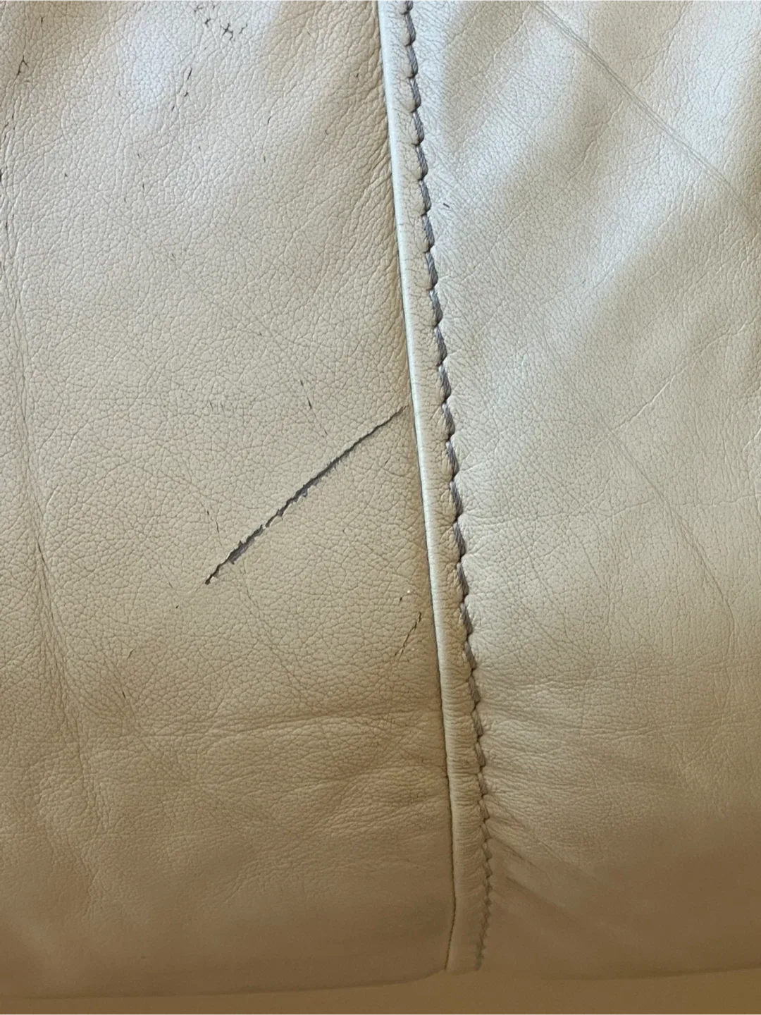 2 All Leather Armchairs - Butter Cream Colour image indicator(3)