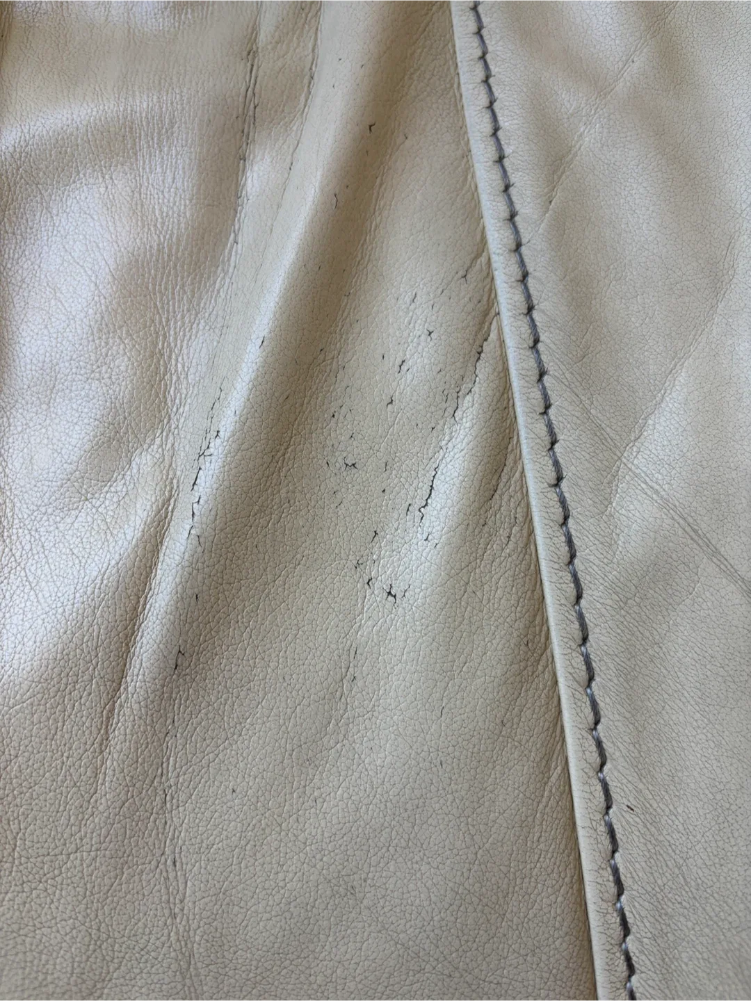 2 All Leather Armchairs - Butter Cream Colour image indicator(4)