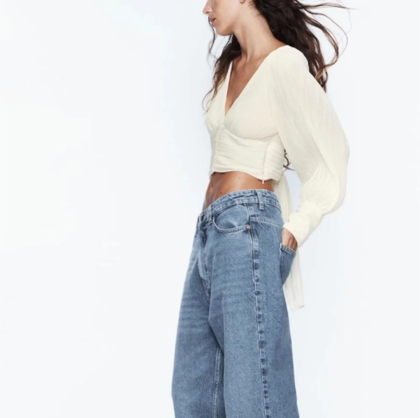 Zara | long sleeve blouse - Size M image indicator(2)