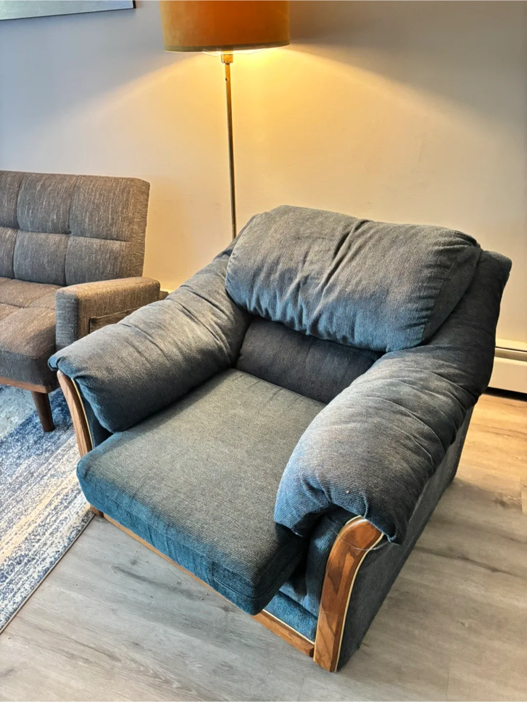 Convertible Futon Sofa Bed & Armchair image indicator(2)