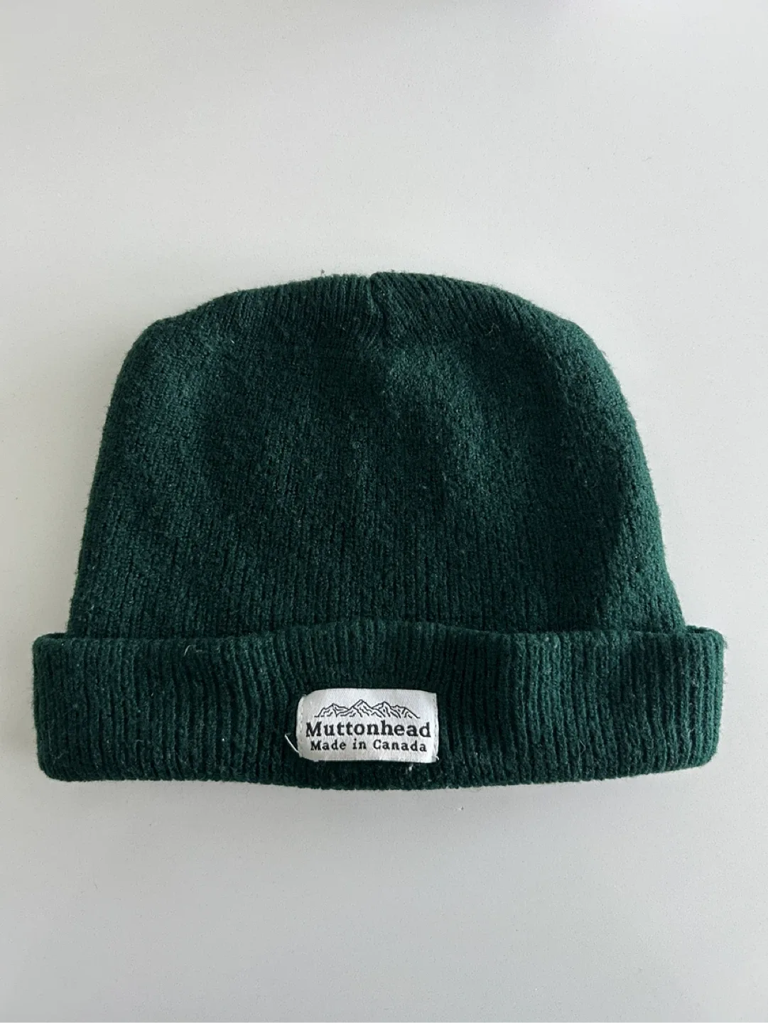 Muttonhead Green Knit Beanie - Made in Canada! thumbnail