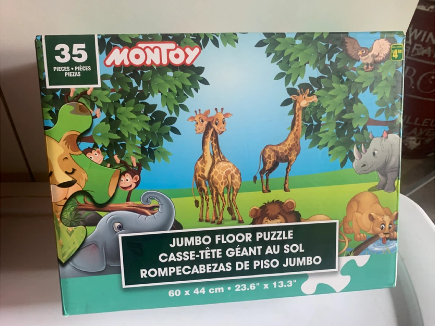 Montoy 35-Piece Jumbo Floor Puzzle