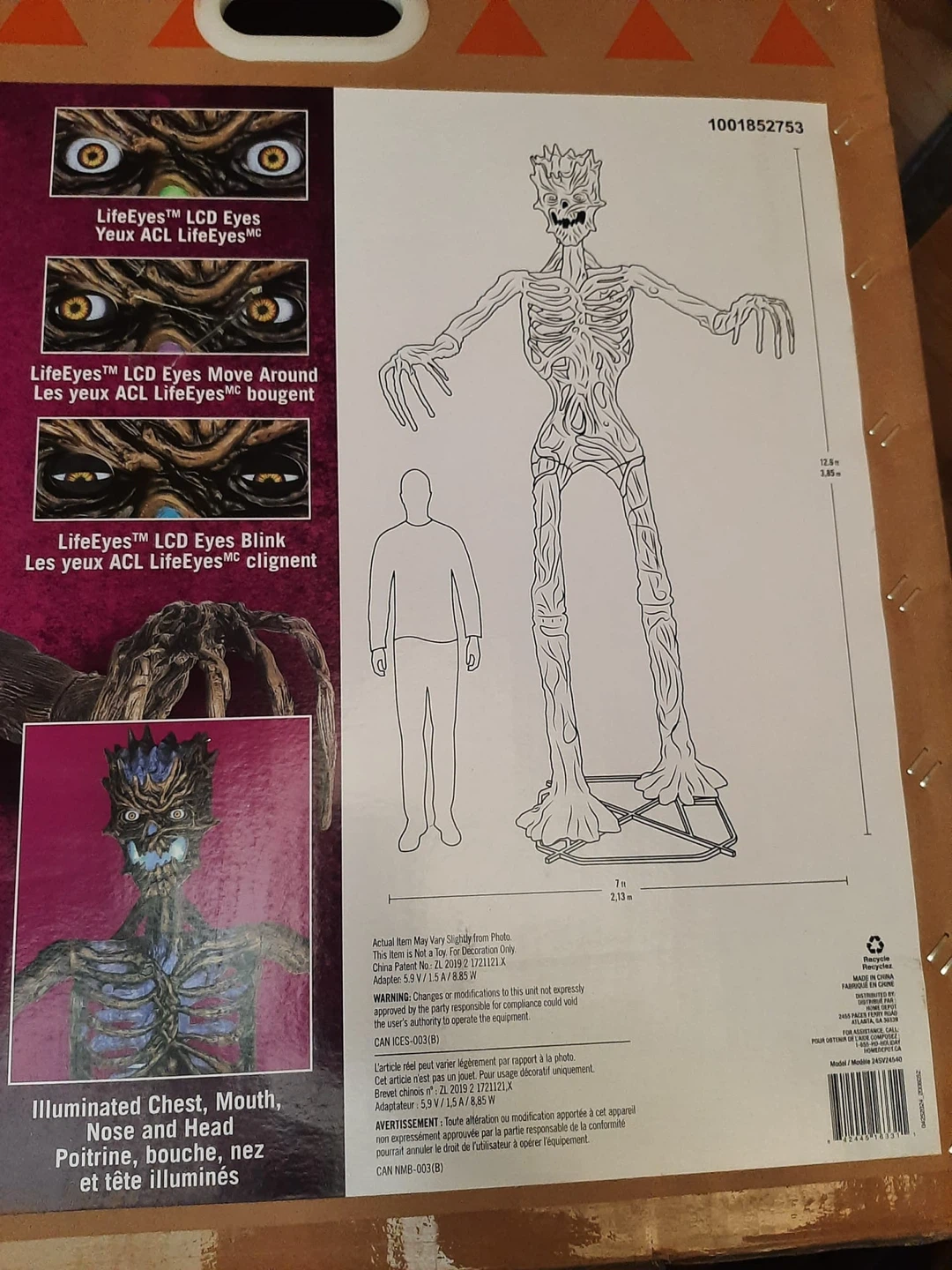 Deadwood Skeleton 12ft LED lights - photo 2