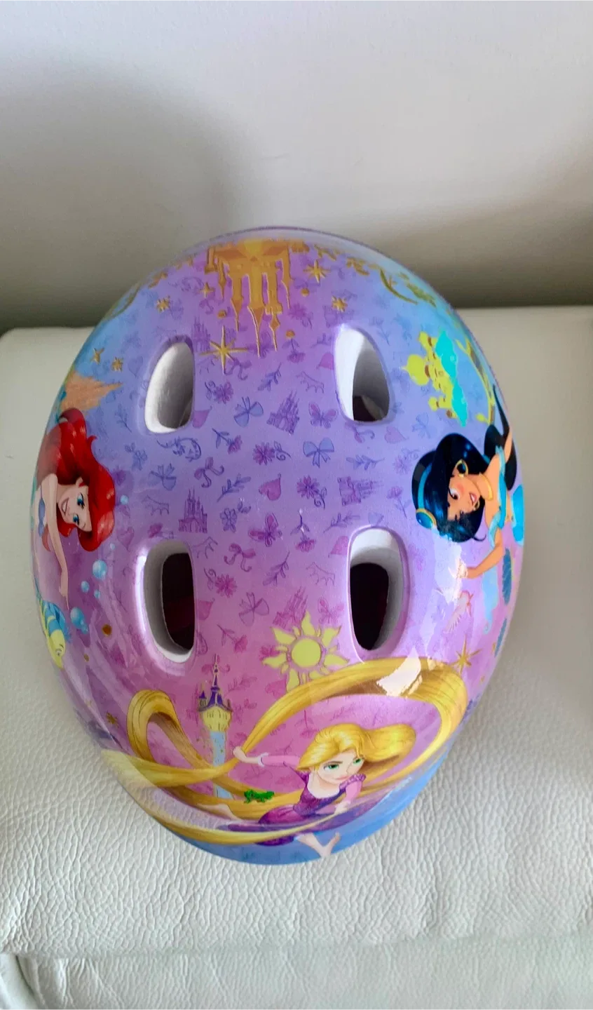 👑 Disney 3 Princesses kid bike helmet image indicator(4)