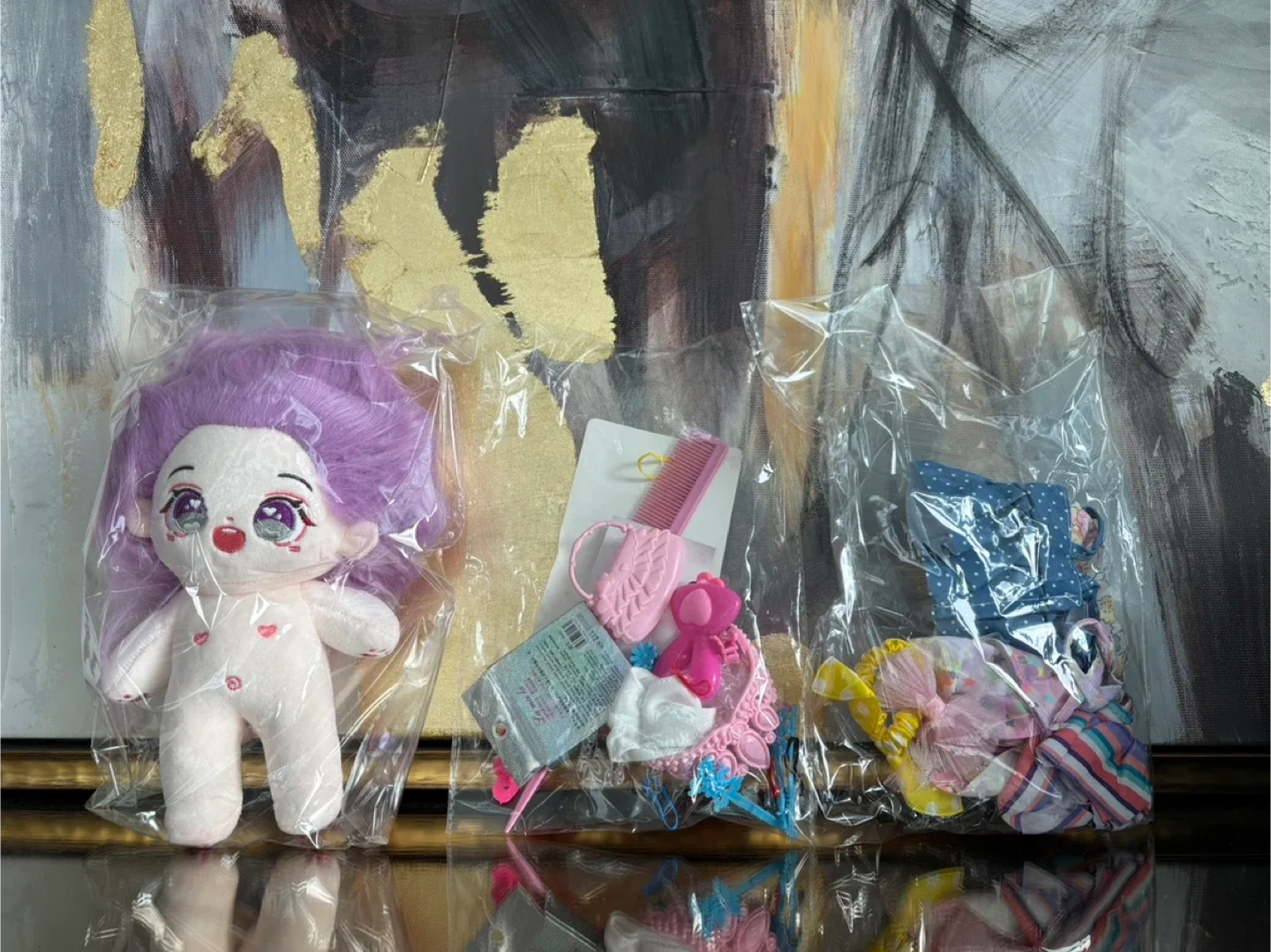 Purple Hair Doll with Accessories image indicator(3)