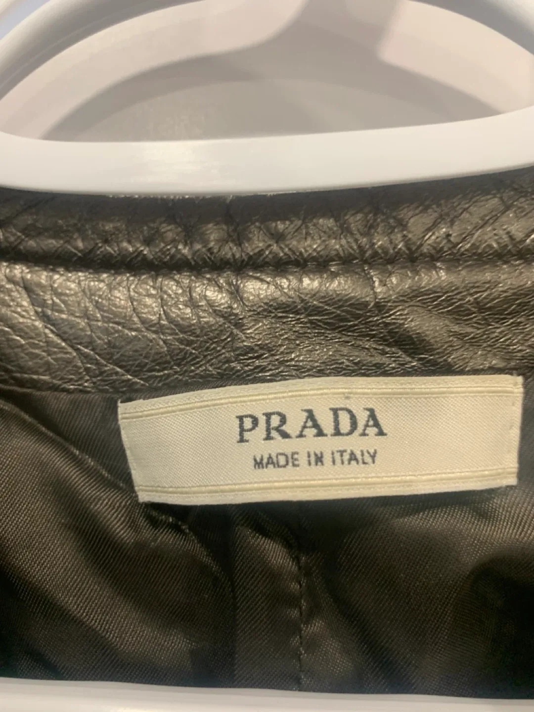 Prada Leather Jacket Size small image indicator(3)