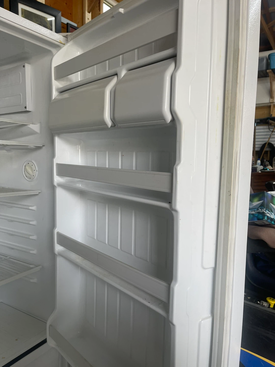 White Upright Fridge - photo 3