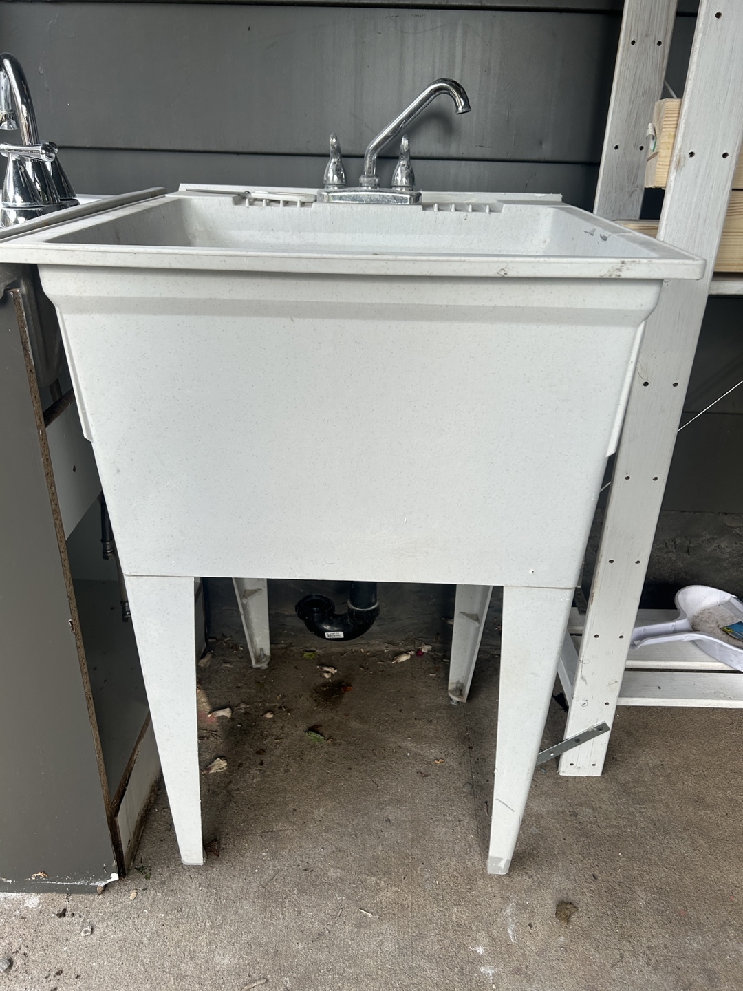 Utility Sink with Faucet