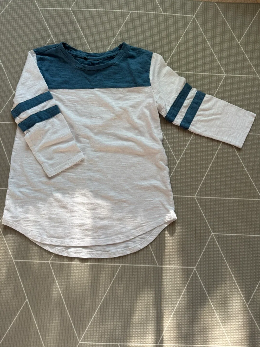 🥕Long Sleeve T-Shirt - Blue/White thumbnail