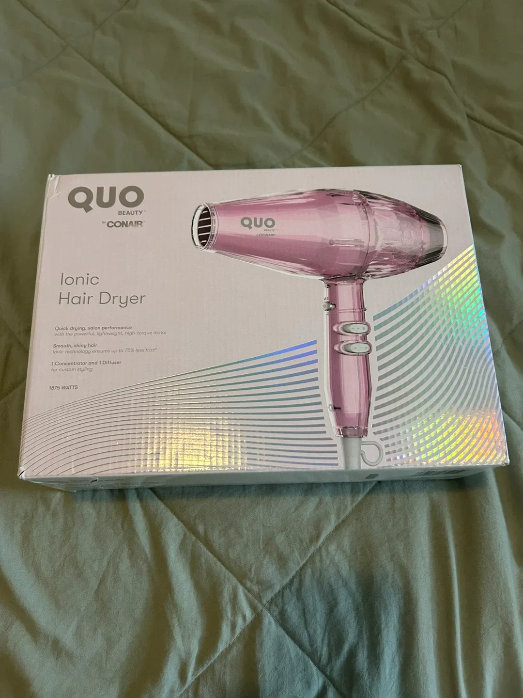 QUO Beauty Ionic Hair Dryer - New in Box! thumbnail
