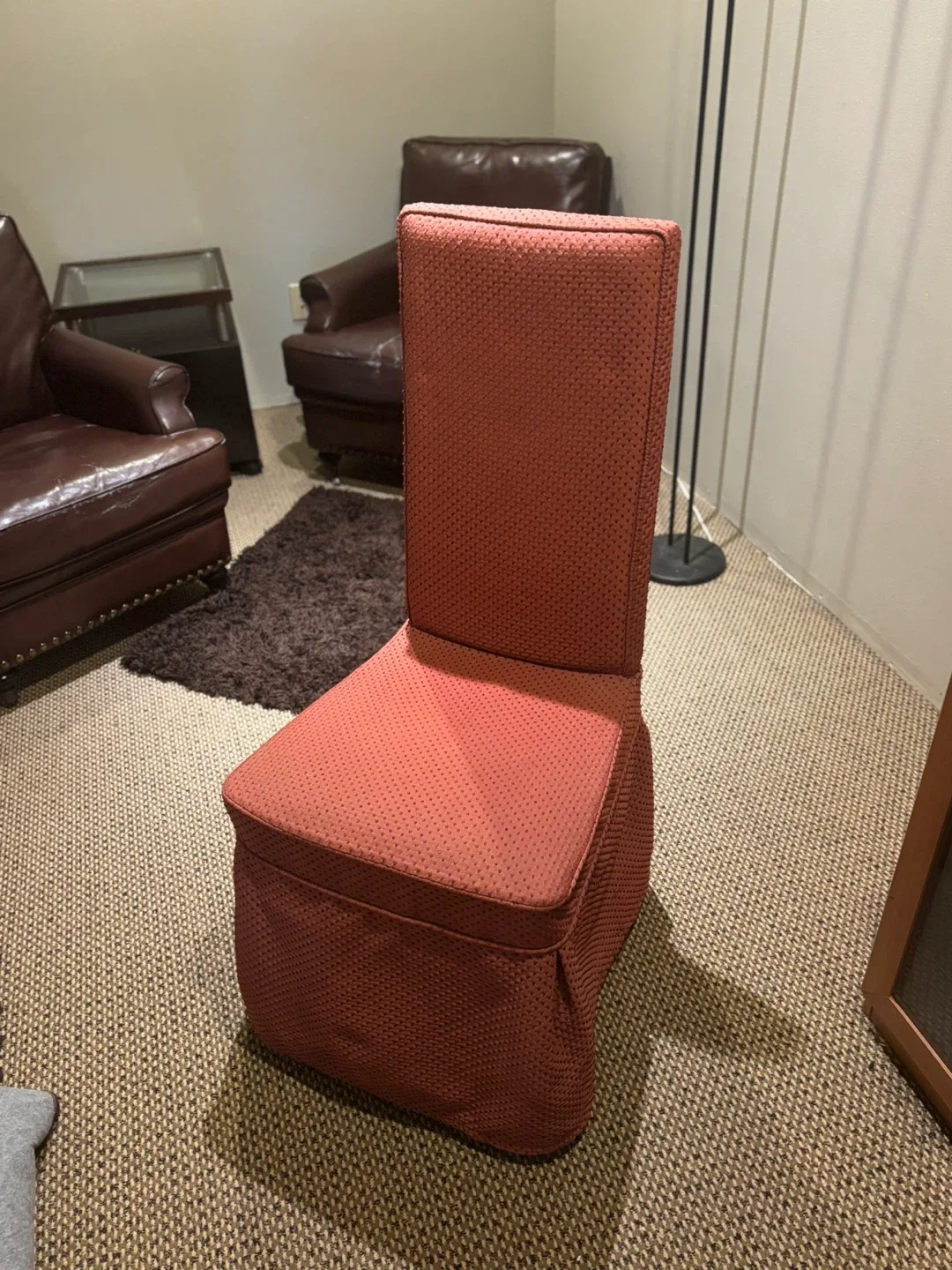 Upholstered Dining Chair - Salmon Colour image indicator(2)
