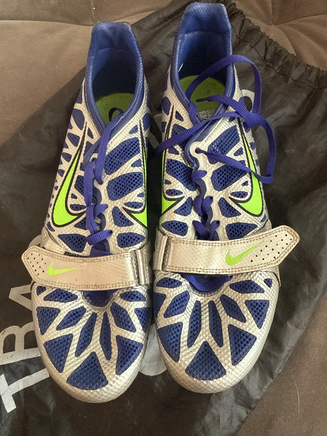 Nike Track Spikes, Silver & Blue image indicator(4)