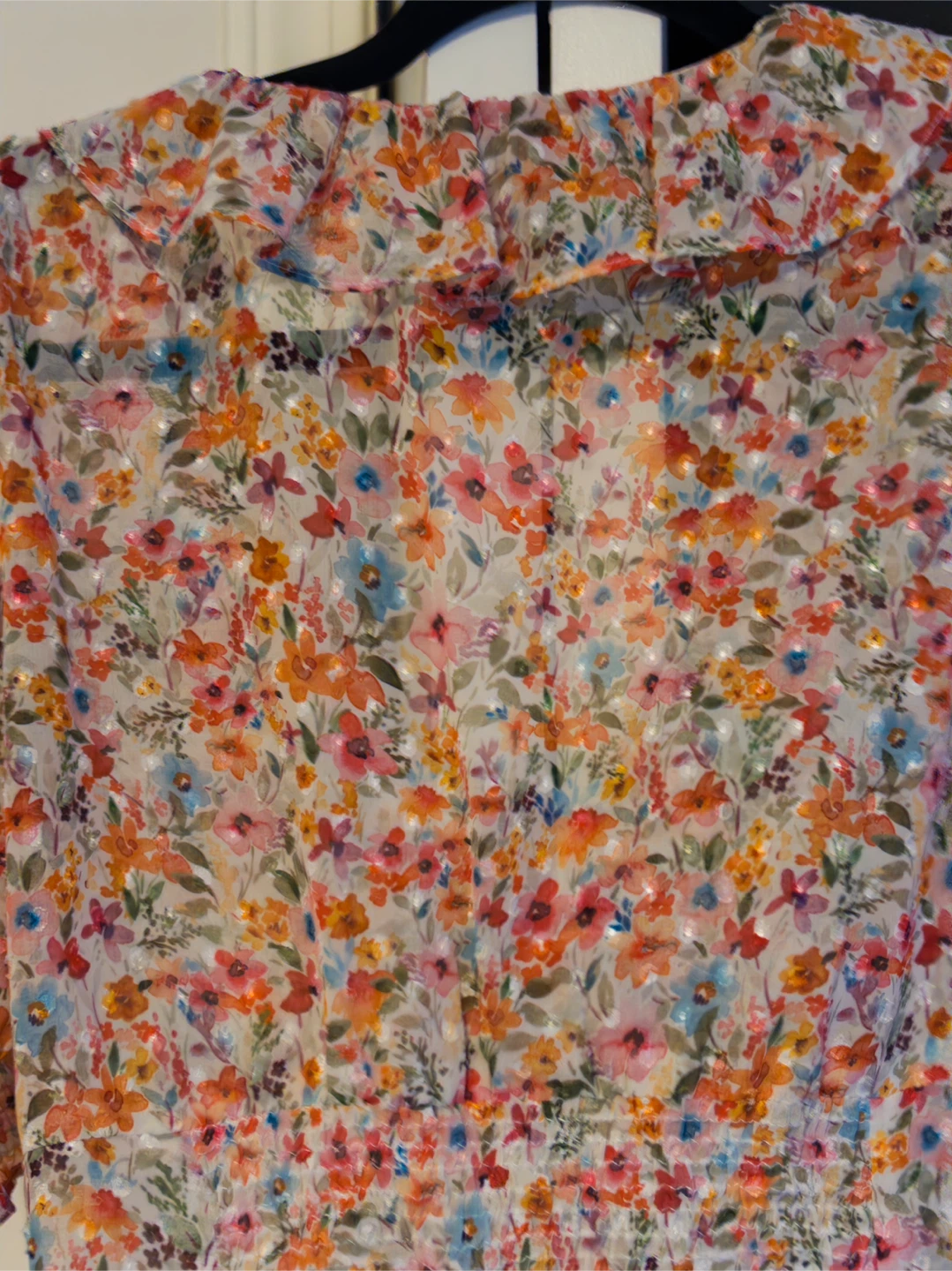 Zara Floral Print Blouse - Size M - photo 4