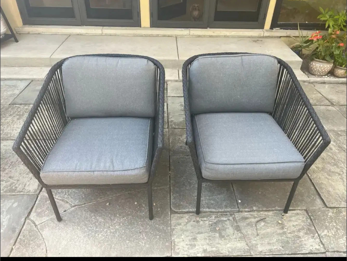 Outdoor Patio Chairs - Set of 2 - photo 2