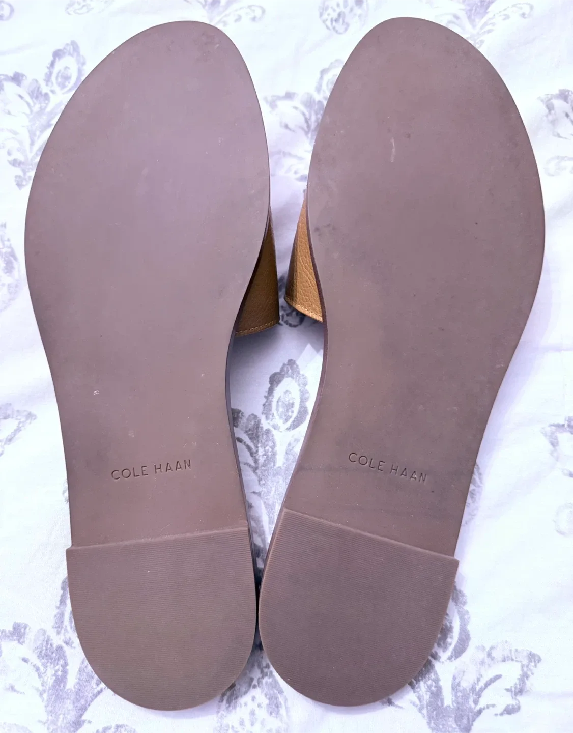 Cole Haan Pecan Leather Slides image indicator(5)