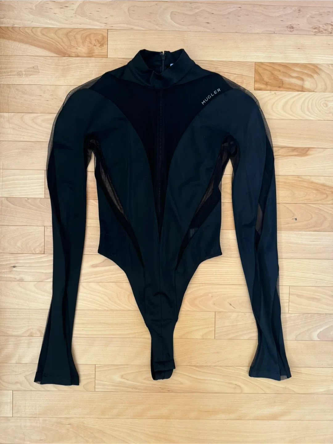 MUGLER X H&M Black Bodysuit thumbnail
