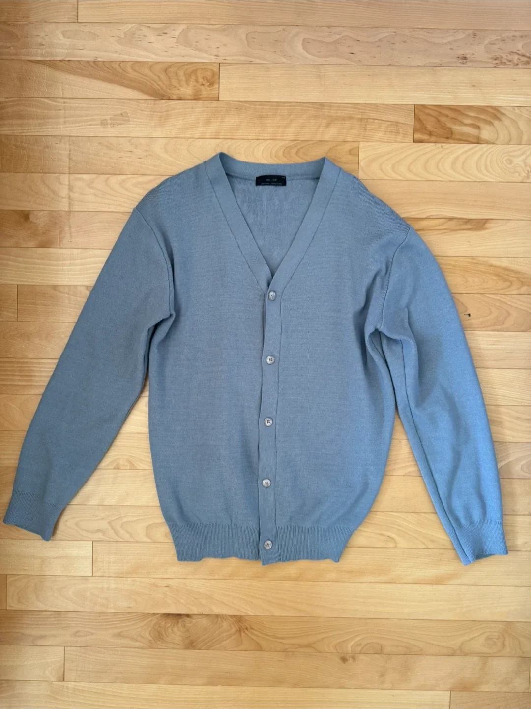 OAK+FORT Light Blue Cardigan thumbnail