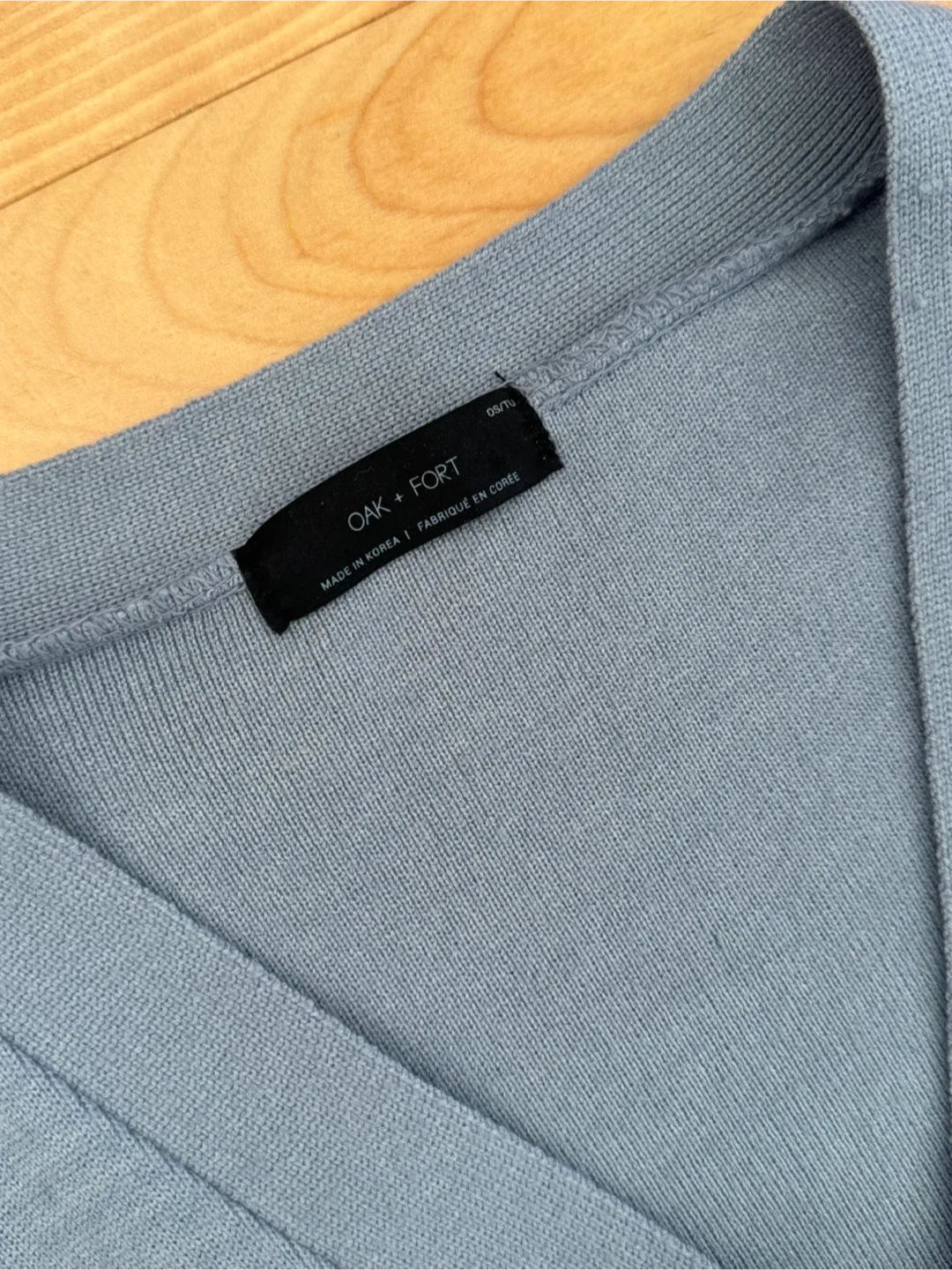 OAK+FORT Light Blue Cardigan image indicator(3)