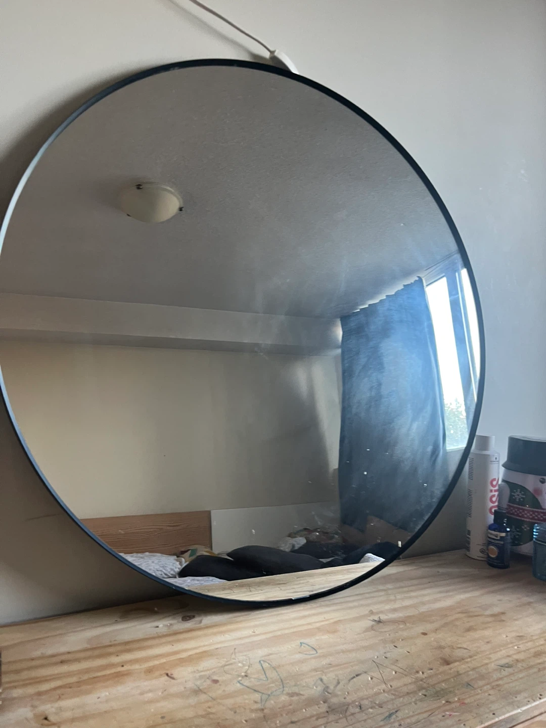 Round Mirror with Black Frame - photo 4