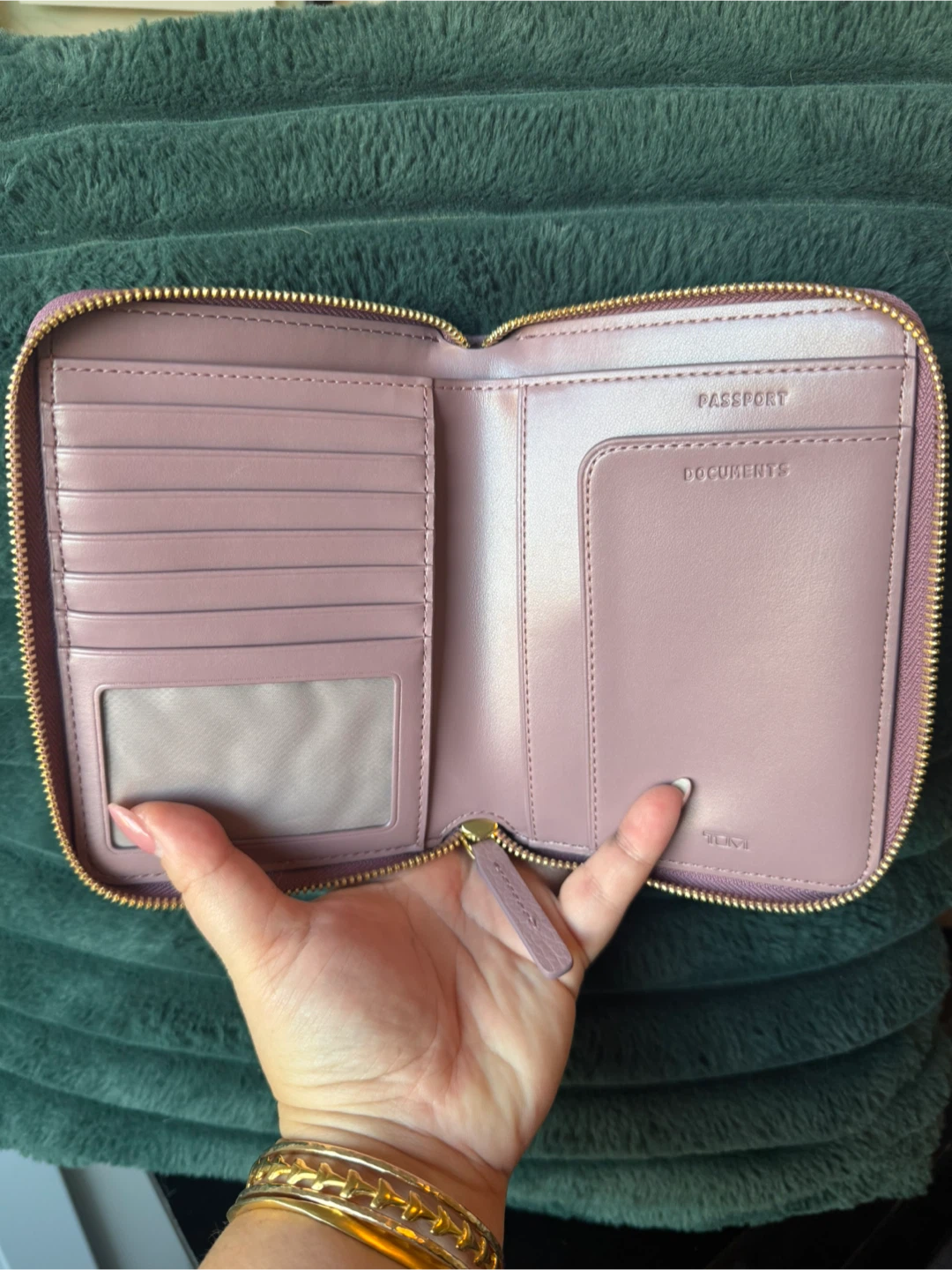Purple Iridescent TUMI Passport cover - Leather - photo 2