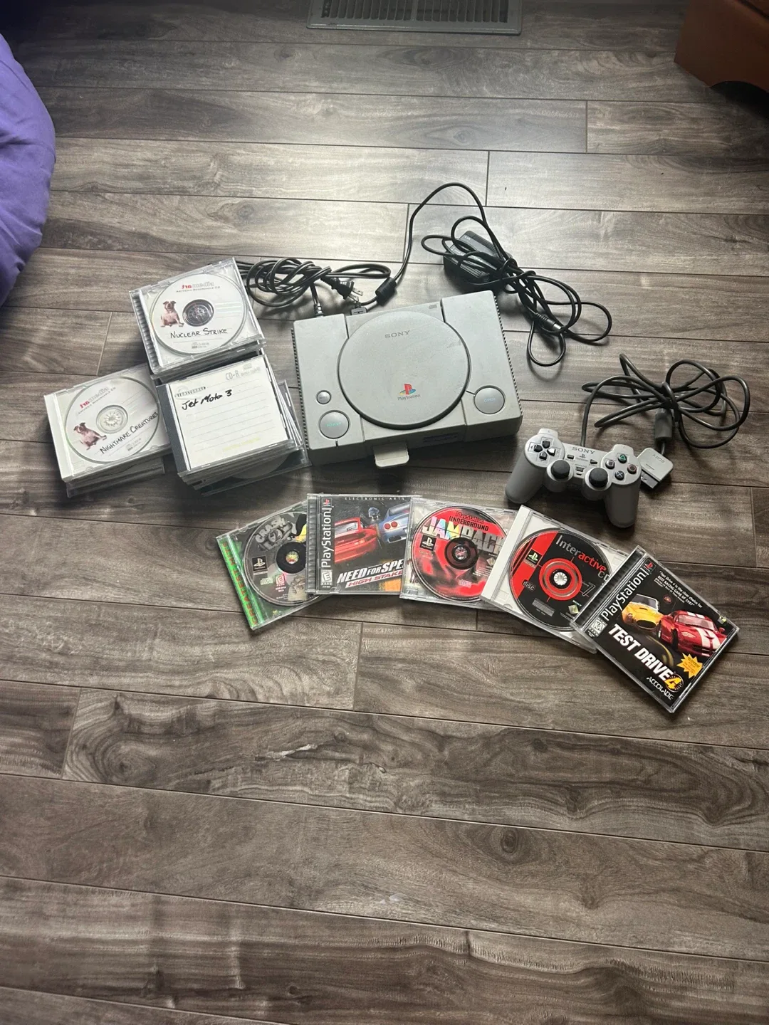 Sony Playstation 1 with Games thumbnail
