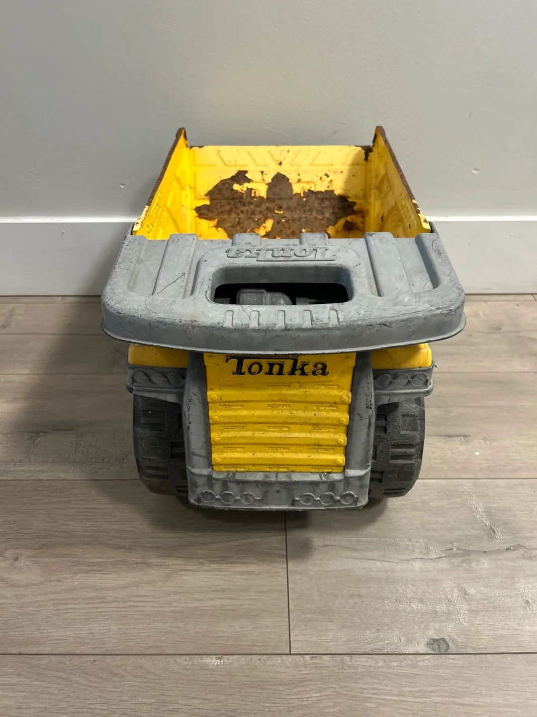 Vintage Tonka Dump Truck - Yellow/Grey thumbnail